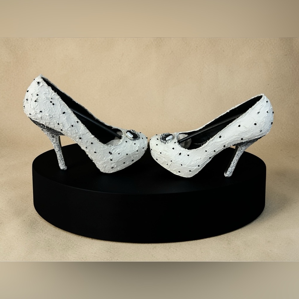Custom Cookies & Cream Ice Cream Heels
Size 7.5 One Of A Kind Handmade - Picture 3 of 16